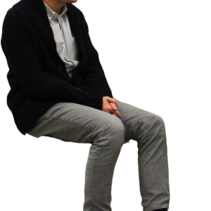 Sitting man PNG