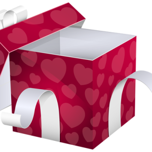 open gift box PNG