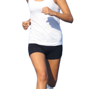 Running woman PNG image