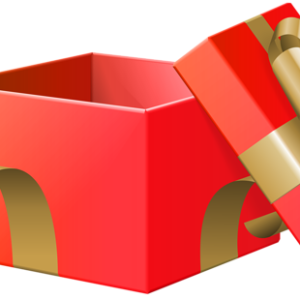 open gift box PNG