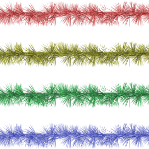 Christmas tinsel PNG