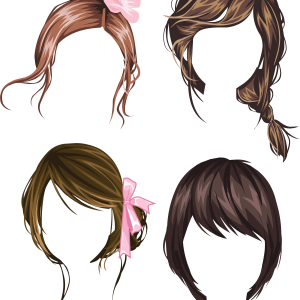 Hair wig PNG