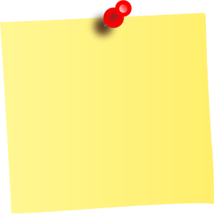 Sticky note PNG