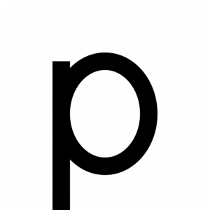 Letter P PNG