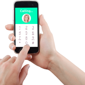 Phone in hand PNG