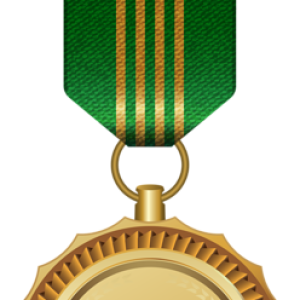 Gold medal PNG