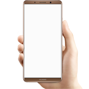 Phone in hand PNG