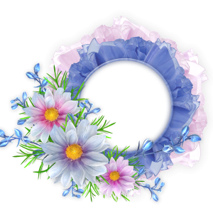 Floral frame PNG