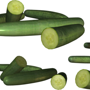 sliced cucumbers PNG