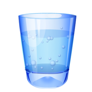 Water glass PNG