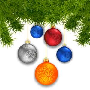 Christmas balls baubles