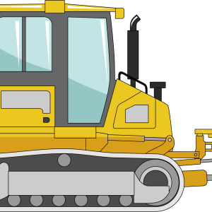 Bulldozer PNG