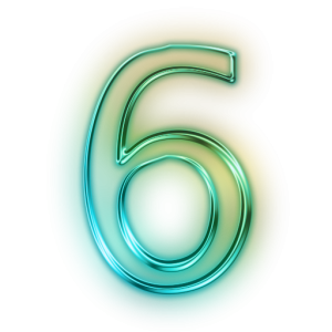 Number 6 PNG