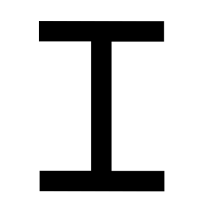 letter I PNG