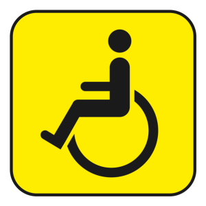 Disabled handicap symbol PNG