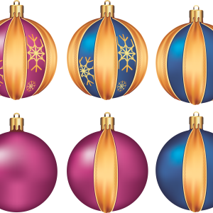 Christmas balls baubles