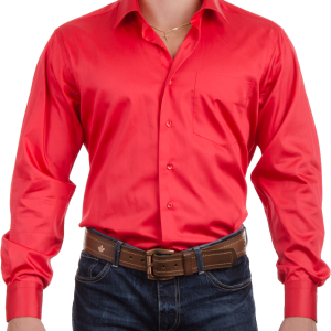 Red dress shirt PNG image