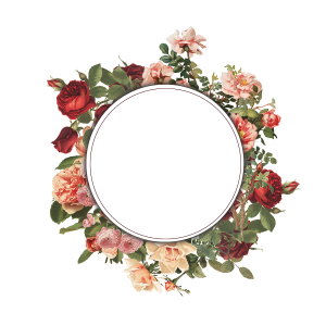 Floral frame PNG