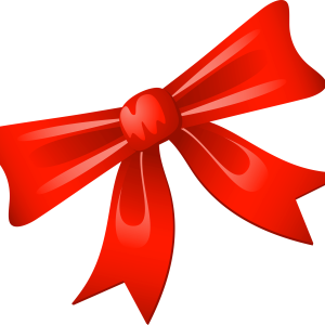 Red bow PNG image