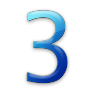Number 3 PNG