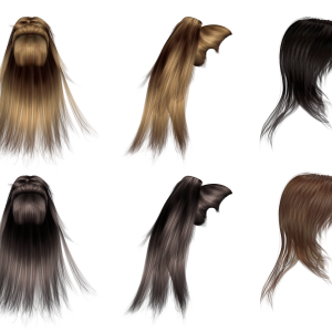 Hair wig PNG