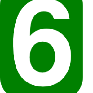 Number 6 PNG