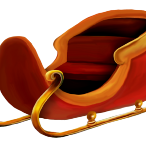 Santa sleigh PNG