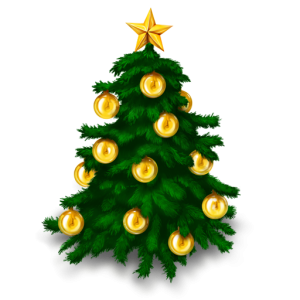 Christmas fir-tree PNG image