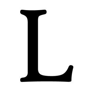 Letter L PNG