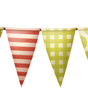 Party flags PNG
