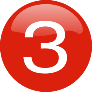 Number 3 PNG