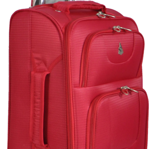 Pink luggage PNG image