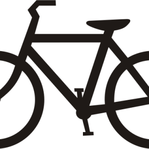 Bicycle black siluete PNG image