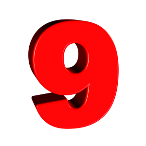 Number 9 PNG