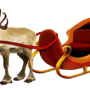 Santa sleigh PNG