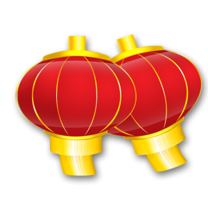 Chinese red lantern PNG