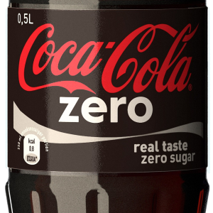 Coca Cola Zero bottle PNG image