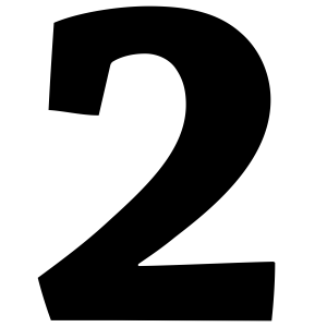 Number 2 PNG