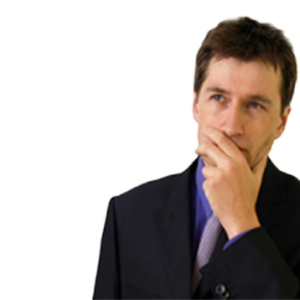 Thinking man PNG