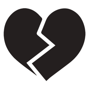 Broken heart PNG