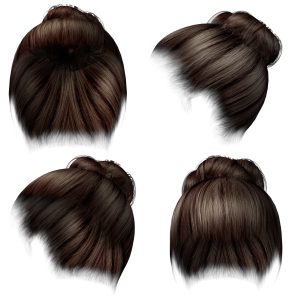 Hair wig PNG