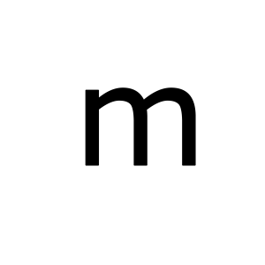 Letter M PNG