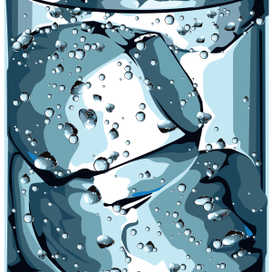Water glass PNG