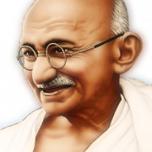 Mahatma Gandhi PNG
