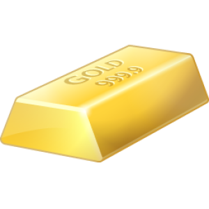 Gold bar PNG image