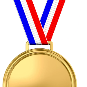 Gold medal PNG