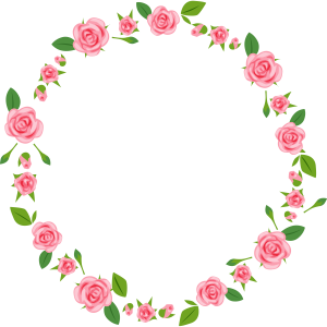 Floral frame PNG