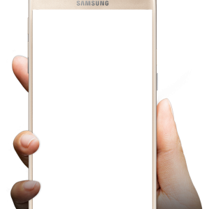 Phone in hand PNG