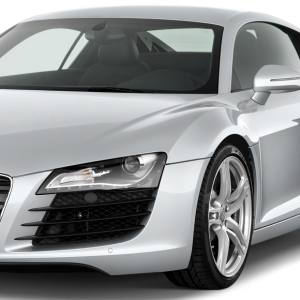 white audi R8 PNG image