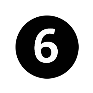 Number 6 PNG